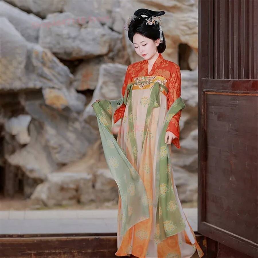 Ethnic Style Dresses - コスプレ衣装 ステージショー 伝統的な漢服 女性服 チャイナドレス 妖精