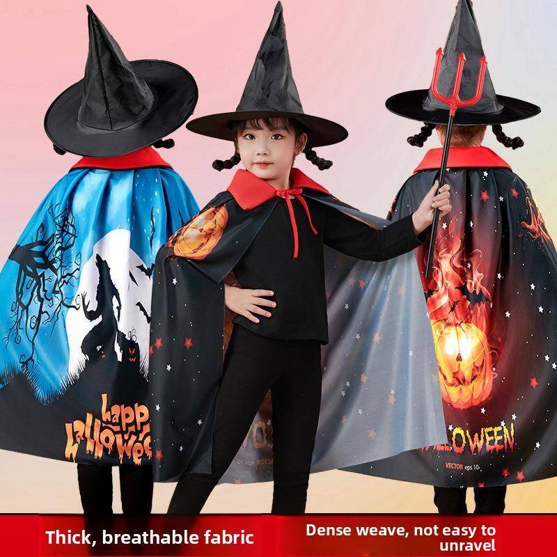 Ethnic Fashion Clothing - ハロウィン子供用パフォーマンスマント伝統的なエスニックステージ衣装ドレス子供用秋のファッション婦人服