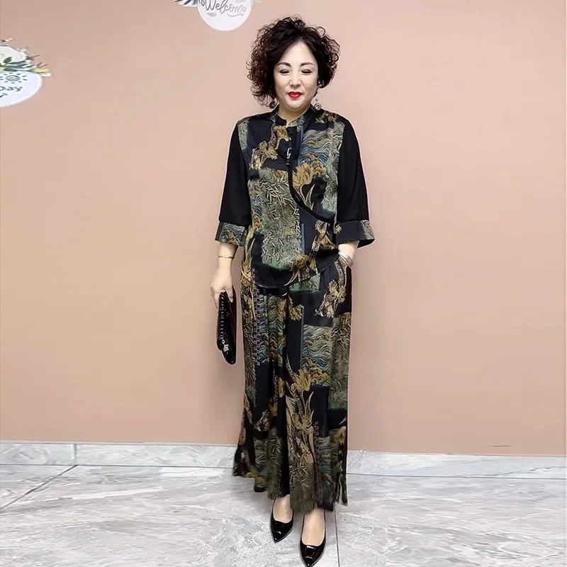女性用ワイドレッグパンツセット,ルーズフィット,レディースフ - Ethnic Fashion For Ladies のレビューと価格