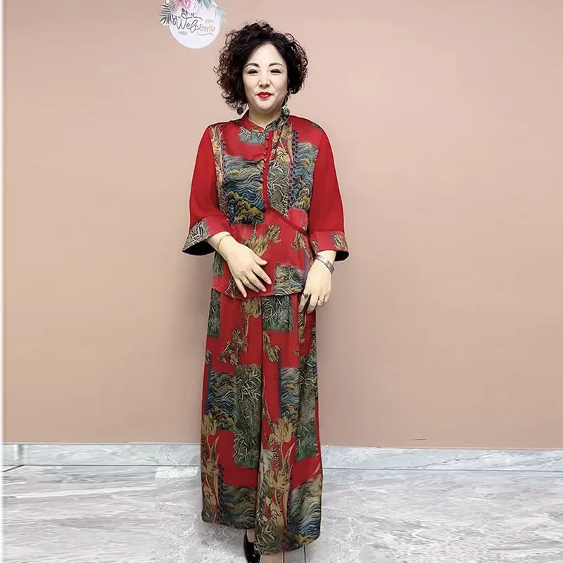 女性用ワイドレッグパンツセット,ルーズフィット,レディースフ - Ethnic Fashion For Ladies のレビューと価格