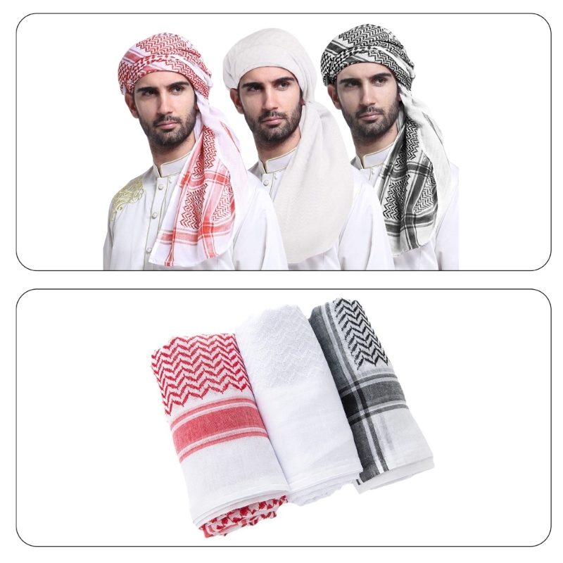 男性用エスニック日焼け止めスカーフ,伝統的なヒジャーブショー - Ethnic Fashion For Men のレビューと価格