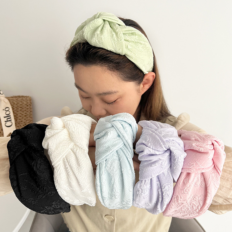 ボヘミアンエスニックフラワービッグノットヘアバンドヘッドバン - Ethnic Fashion Accessories のレビューと価格