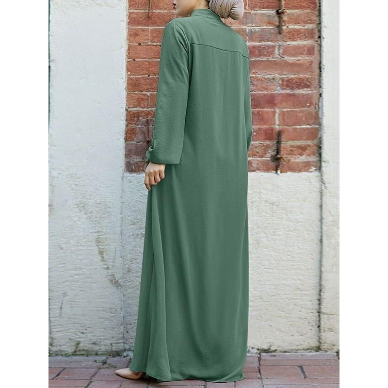 中東スタイルのドレス レディースファッション スタンドカラー - Ethnic Style Dresses のレビューと価格